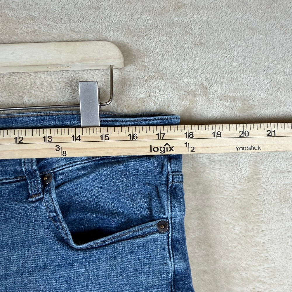 PISTOLA Women's Blue Denim High Rise Skinny Jeans Size 14W - Picture 8 of 10